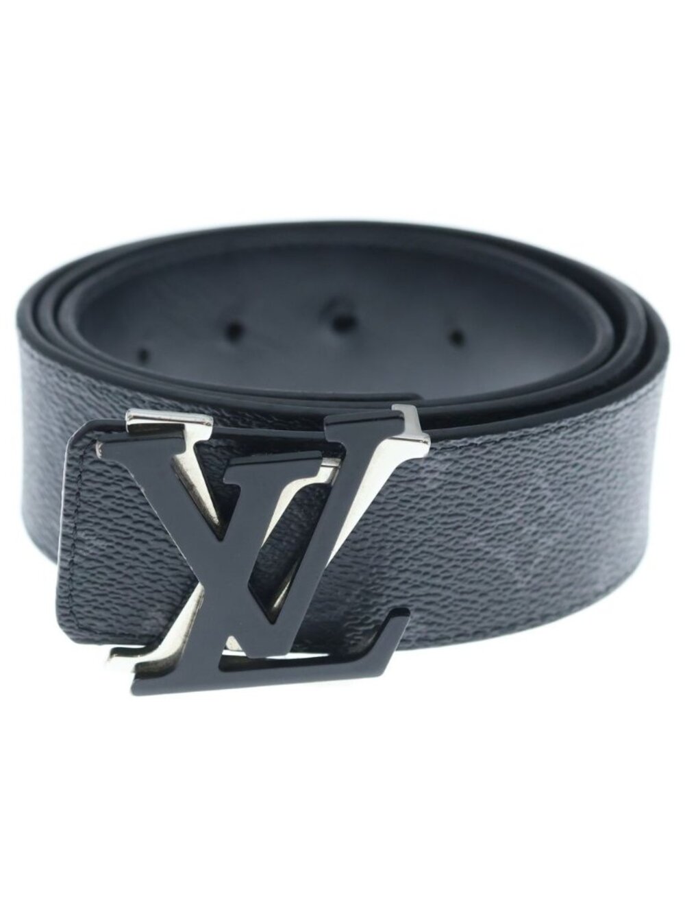 Louis Vuitton Monogram Eclipse Belt LV Shake 40 Reversible Black